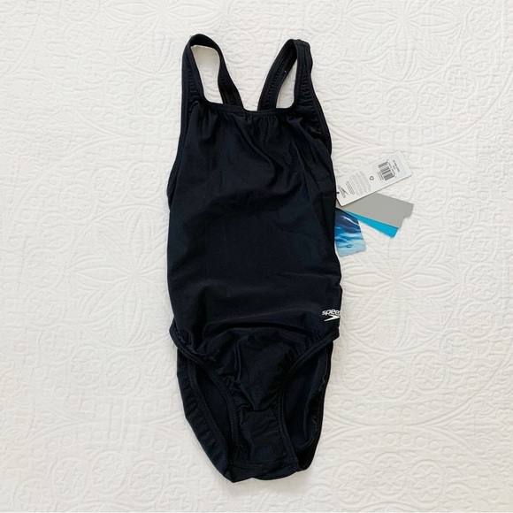 Speedo Powerflex Eco Core Super Pro Back One Piece Training Swimsuit (Sz 6/32) - Picture 4 of 6